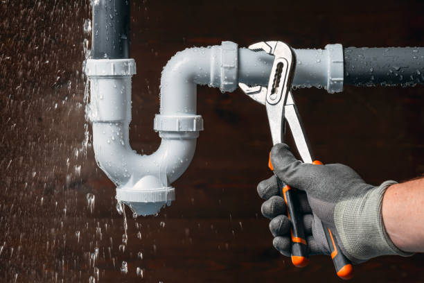 Professional Water Line Repair technician working in Marion, OH
